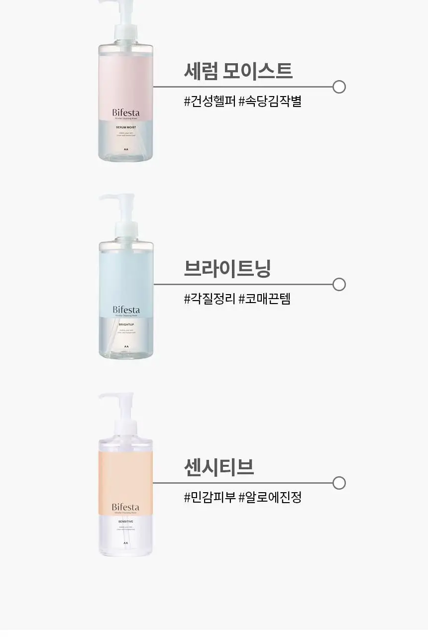 [화장솜증정] 비페스타 클렌징워터 브라이트닝 60ml (휴대용) 상세페이지 16